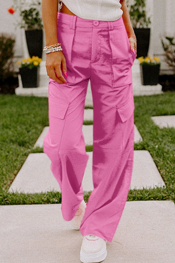 Rose High Waist Cargo Trousers